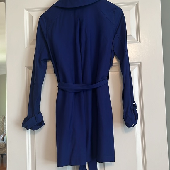 Poema Women’s Deep Purple Long Jacket Great Condition - Picture 8 of 10